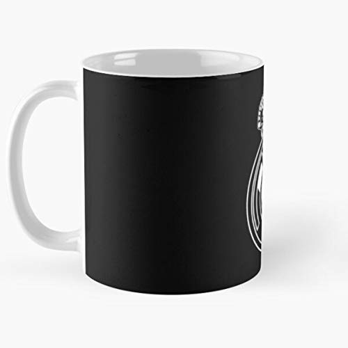 Real Madrid Classic Mug -11 Oz Coffee - Funny Sophisticated Design Great Gifts White-miinviet.