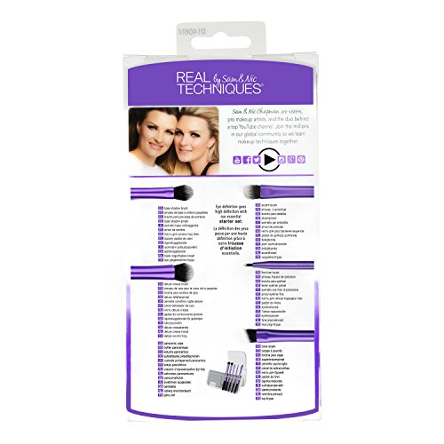 Real Techniques 1406m Starter Set - 5-en-1 juego de maquillaje de ojos