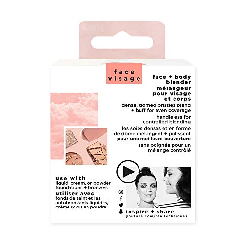 Real Techniques - Brocha para maquillaje de rostro y cuerpo