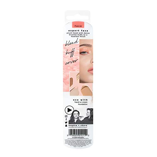 REAL TECHNIQUES Expert Face Brush - Brocha para Base de Maquillaje (Polvo/Fluido) 1 Unidad, 60 g, Rosa