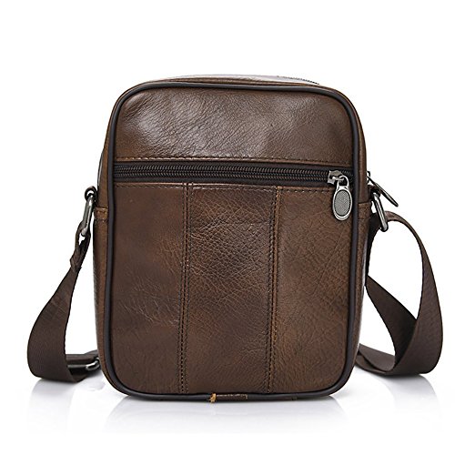 Realmark Cuero Bolso Bandolera Messenger Negocios Monedero Bolsa maletín portátil Bandolera de los Hombres