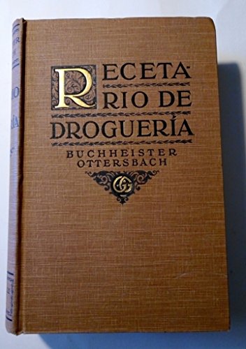 RECETARIO DE DROGUERÍA (Barcelona, 1926)