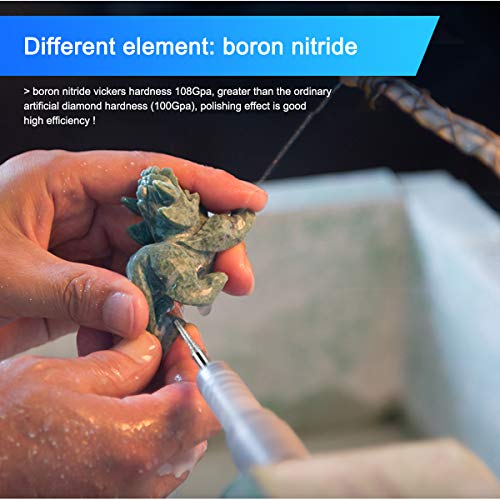 Rectificadoras de diamante Fresas de diamante Juego de brocas recubiertas de diamante, 30 piezas Juego de fresas de escofina rotativa Juego de cortadores con herramientas rotativas de vástago de 3 mm