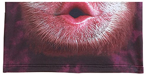 RedColory Hombres 3D Impreso Animal Chaleco Moda Novedad Funny Tank Tops Casual sin Mangas T-Shirt (Mono, L)