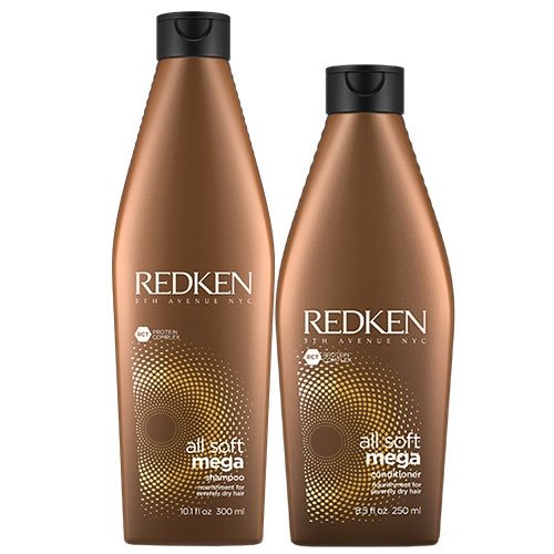 Redken All Soft Mega Champú 300 ml & All Soft Mega Acondicionador Duo