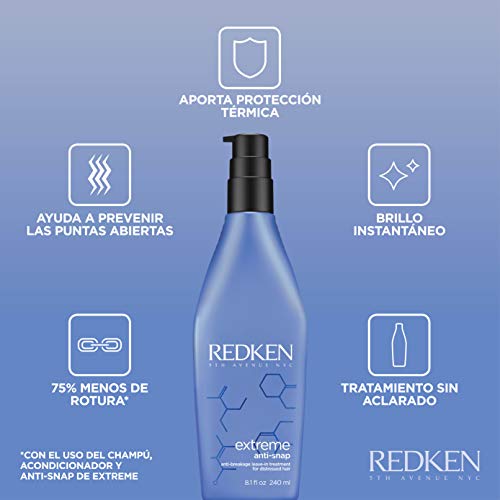 Redken Anti-Snap sin aclarado para cabello dañado - 240 ml