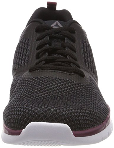 Reebok PT Prime Runner FC, Zapatillas de Entrenamiento para Hombre, Negro (Black/Coal/Ash Grey/Rustic Wine/White 0), 42.5 EU