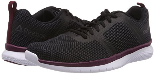 Reebok PT Prime Runner FC, Zapatillas de Entrenamiento para Hombre, Negro (Black/Coal/Ash Grey/Rustic Wine/White 0), 42.5 EU