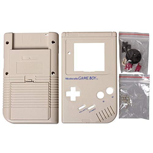 Reemplazo Case para Gameboy, Funda para Gameboy, consola para Gameboy Nintendo (Gris)