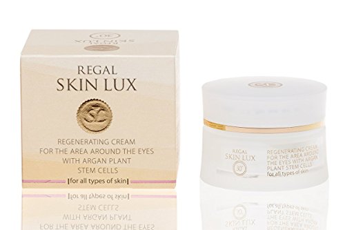 Regal Skin Lux - Crema Regeneradora para el Contorno de los Ojos con Células madre de Argán para todo tipo de piel 30+