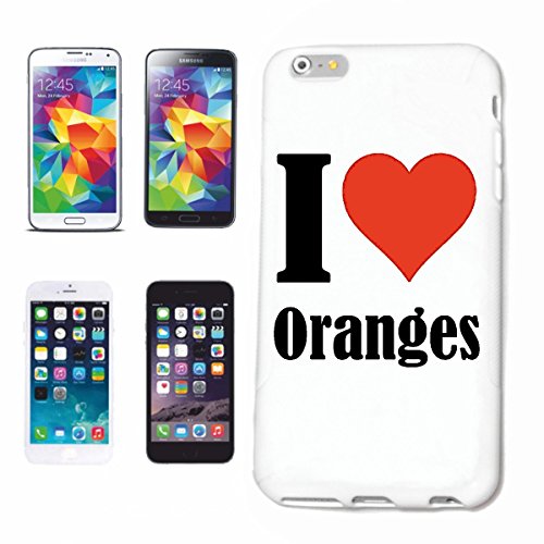 Reifen-Markt Hard Cover - Funda para teléfono móvil Compatible con Samsung Galaxy S3 Mini I Love Oranges