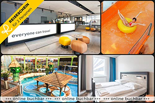 Reiseschein Vales de Viaje – 2 días de Vacaciones en Colonia en a&o Köln Neumarkt & 2 entradas de Aqualand Köln – Vales de Hotel para Viajes Cortos