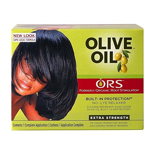 Relajante para cabellos Organic Root Stimulator, crema de alisado, con aceite de oliva, protección integrada, sin lejía, extrafuerte
