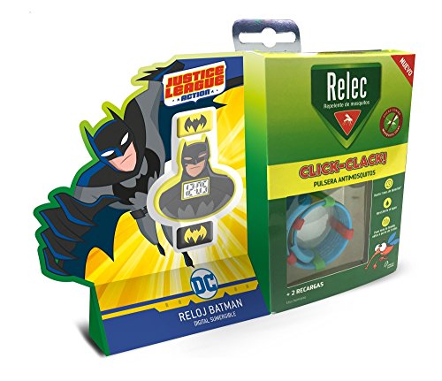 Relec Pulsera Repelente Antimosquitos Superhéroes Batman - 1 Unidad