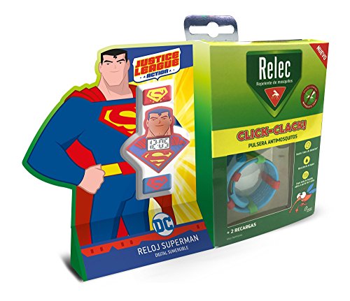 Relec Pulsera Repelente Antimosquitos Superhéroes Superman - 1 Unidad