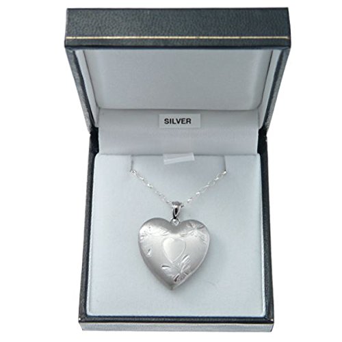 Relicario Familiar de Mariposa de Plata de Ley, con Cadena 18 pulgadas - Para 4 Fotos