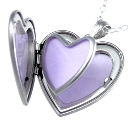 Relicario Familiar de Mariposa de Plata de Ley, con Cadena 18 pulgadas - Para 4 Fotos