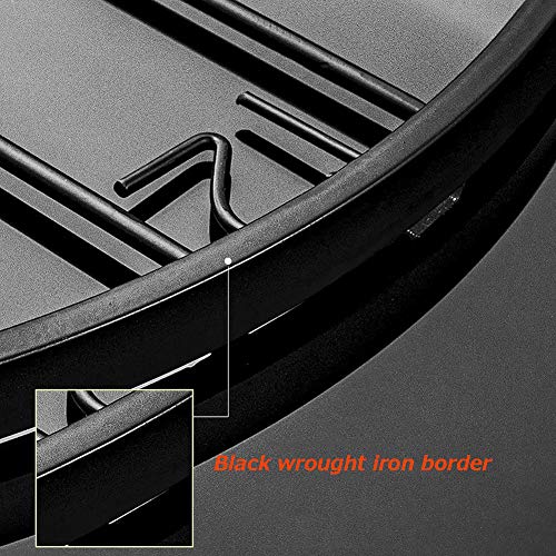 Reloj de pared grande de 20 pulgadas, no hace tickets – Vintage Simple Metal Art silencioso reloj de pared para sala de estar decorativo 53 cm, estilo 3