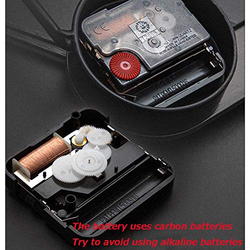 Reloj de pared grande de 20 pulgadas, no hace tickets – Vintage Simple Metal Art silencioso reloj de pared para sala de estar decorativo 53 cm, estilo 2