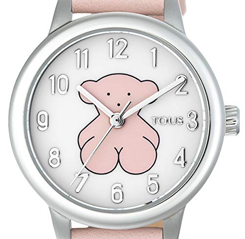 Reloj New Muffin de Acero con Correa de Piel (Piel Rosa)