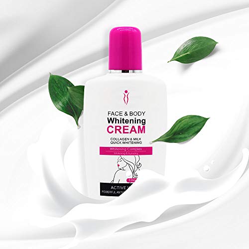 rème pour le corps, Duvina Body Cream Crema hidratante Crema facial para pieles oscuras Loción aclarante para el cuerpo Crema Blanqueadora Crema(120ml)