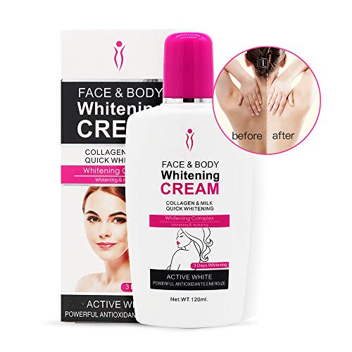 rème pour le corps, Duvina Body Cream Crema hidratante Crema facial para pieles oscuras Loción aclarante para el cuerpo Crema Blanqueadora Crema(120ml)