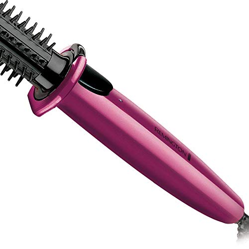 Remington Flexibrush Steam CB4N Cepillo Eléctrico para el Cabello, Cerámica, Función de Vapor, Accesorios, Rosa, crea Ondas, Rizos y Volumen