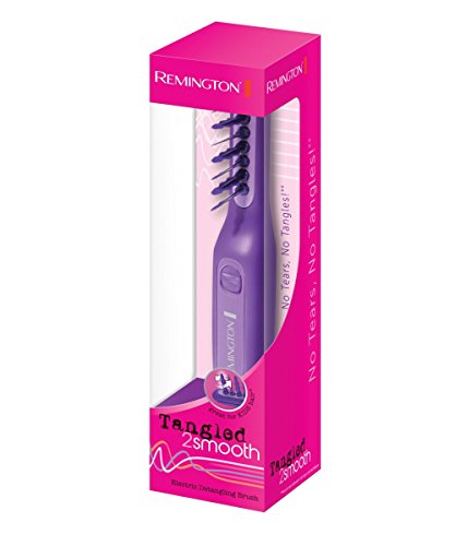 Remington Tangled 2 Smooth DT7432 Cepillo Eléctrico Desenredante, Uso en Húmedo o Seco, Inalámbrico, Morado