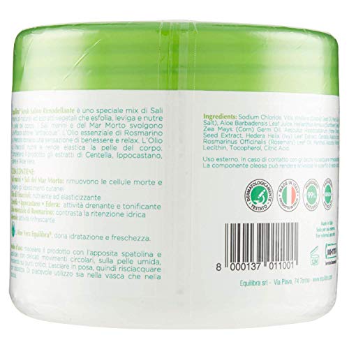 Remodeling With Sea Salt Body Scrub Dead Sea Aloe 600 Ml by Equilibra