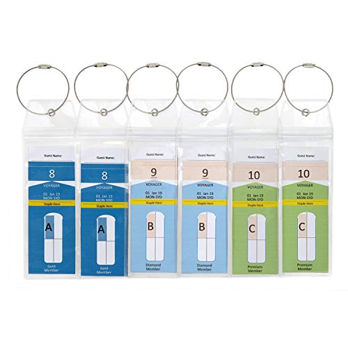 Remolque para equipaje de crucero, 6 unidades, tamaño perfecto, robusto, resistente al agua