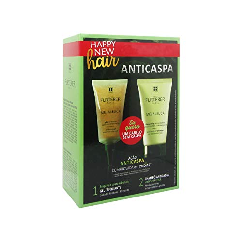Rene Furterer Melaleuca Pack Gel Exfoliante 75ml + Champú Caspa Grasa 150ml