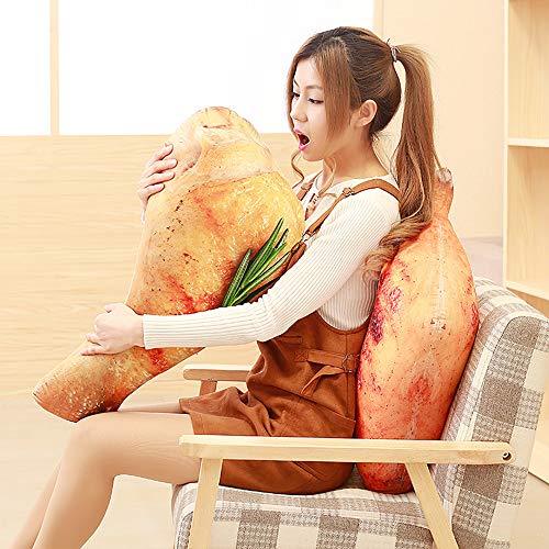 RENJIANFENG Cojines Simulados Caviar Food Throw, Tela De Felpa Corta, Relleno De Algodón PP, Almohadas De Personalidad De Respaldo De Oficina, Almohadas De Personalidad, Divertidos Fiesta Broma