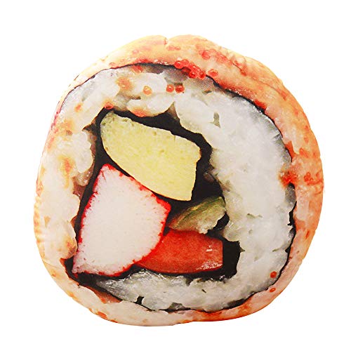 RENJIANFENG Cojines Simulados Caviar Food Throw, Tela De Felpa Corta, Relleno De Algodón PP, Almohadas De Personalidad De Respaldo De Oficina, Almohadas De Personalidad, Divertidos Fiesta Broma