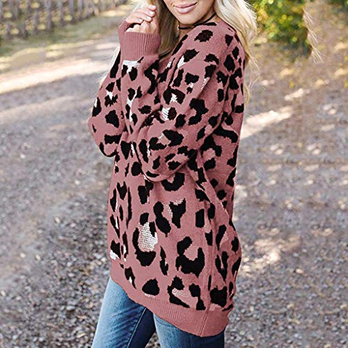 ReooLy Parte Superior Caliente, Jersey de Punto de Gran tamaño para Mujer con Hombros Descubiertos y suéter Suelto(Rojo，S)