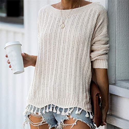 ReooLy Parte Superior Caliente, Sudadera con Capucha Holgada para Mujer, Cuello Redondo, Estampado de Girasol, Manga Larga(Blanco，L)