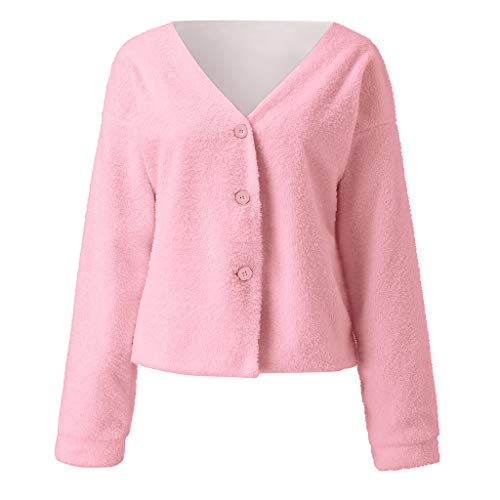 ReooLy Parte Superior Caliente, Sudadera con Capucha Holgada para Mujer, Cuello Redondo, Estampado de Girasol, Manga Larga(Rosado，XXXL)