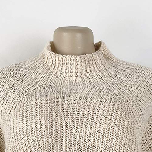 ReooLy Parte Superior Caliente, Sudadera Top para Mujer Talla Grande con Estampado de teñido Anudado y gradiente de Manga Larga(Beige，M)