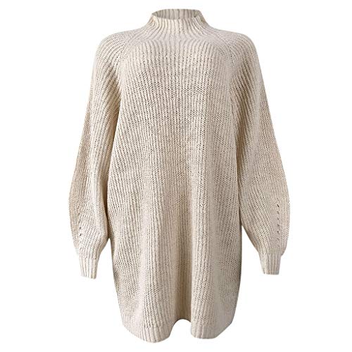 ReooLy Parte Superior Caliente, Sudadera Top para Mujer Talla Grande con Estampado de teñido Anudado y gradiente de Manga Larga(Beige，M)
