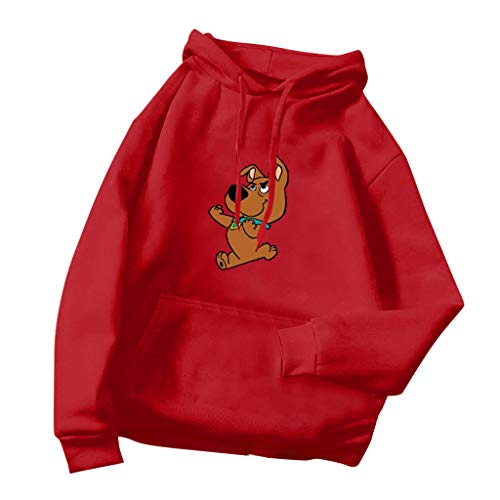 ReooLy Sueter de Lana, Jersey de Punto de Gran tamaño para Mujer con Hombros Descubiertos y suéter Suelto(Rojo，L)