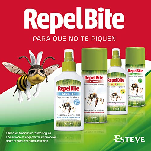 REPEL BITE XTREME spray 100 ml. Eficaz Antimosquitos. DEET. Protección durante 6-8 horas. 100 ml.