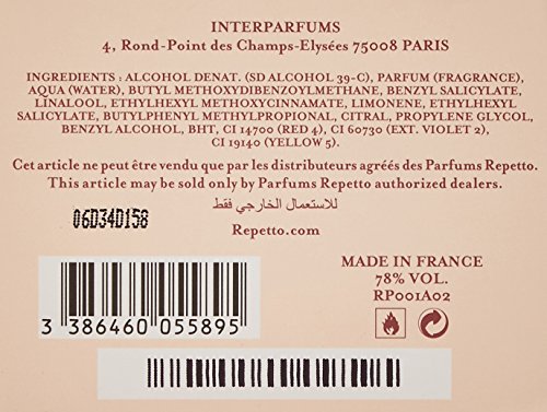 Repetto Paris Le Parfum Repetto Edt Spray 50 Ml 1 Unidad 550 g