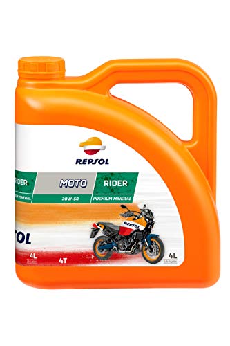Repsol RP165Q54 Moto Rider 4T 20W-50 Aceite de Motor, 4 L