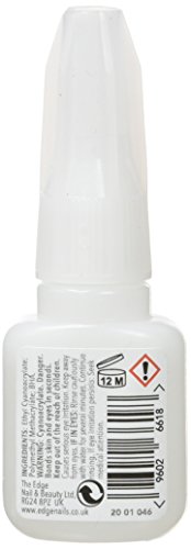 Resina de secado rápido para uñas con aplicador de cerdas de The Edge (8 g)