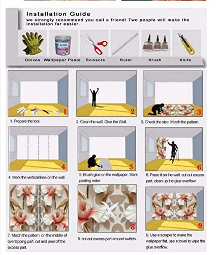 Retro Hair Salon Trendy Hairstyle Beauty Salon Barber Shop Background Wall-430Cmx300Cm