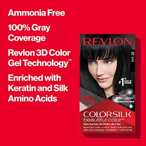 Revlon ColorSilk Tinte de Cabello Permanente Tono #48 Borgoña