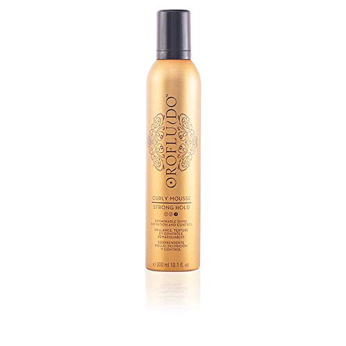 Revlon Orofluido Curly Mousse Strong Hold, Tratamiento Capilar - 300 ml