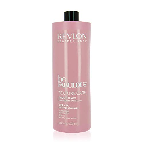 Revlon Professional Be Fabulous Texture Care Champú Anti-encrespamiento para Cabello Liso 1000 ml