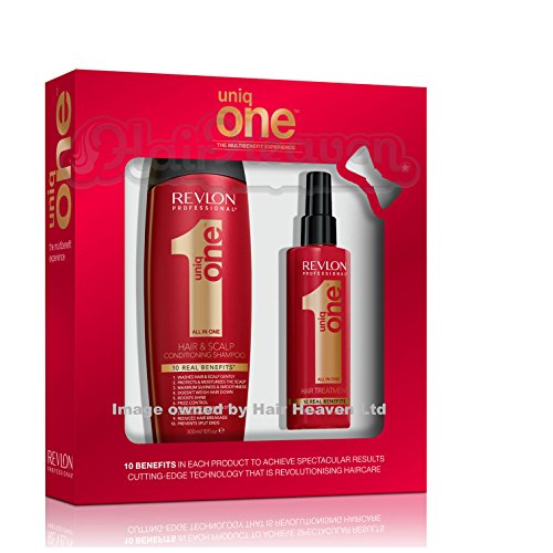 Revlon Uniq 1 All in One Shampoo 300ml and Hair Treatment 150ml Gift Pack
