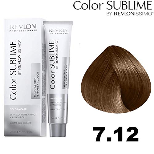 Revlonissimo Color Sublime, Coloración permanente (Tono 7.12) - 60 ml.