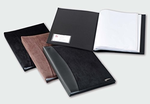 Rexel 2101186 - Carpeta de presentación A4 para catálogos y productos, negro